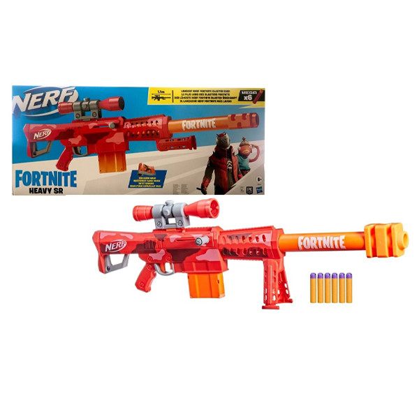 تفنگ بازی نرف مدل Fortnite Heavy SR تفنگ بازی نرف مدل Fortnite Heavy SR