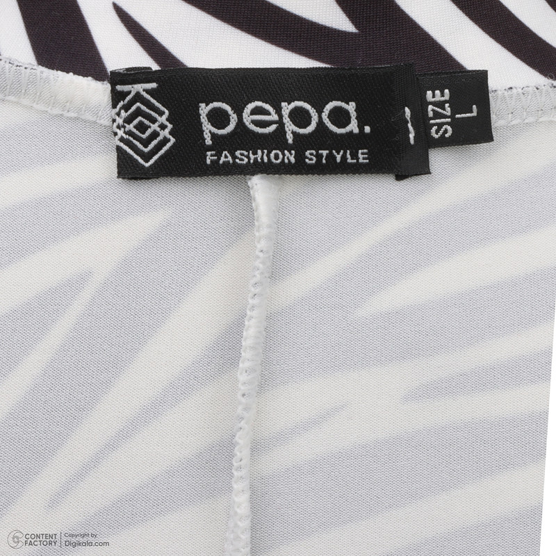 بادی آستین بلند زنانه پپا مدل Zebra