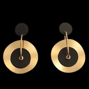 گوشواره زنانه مدل دایره عروسکی مجلسی