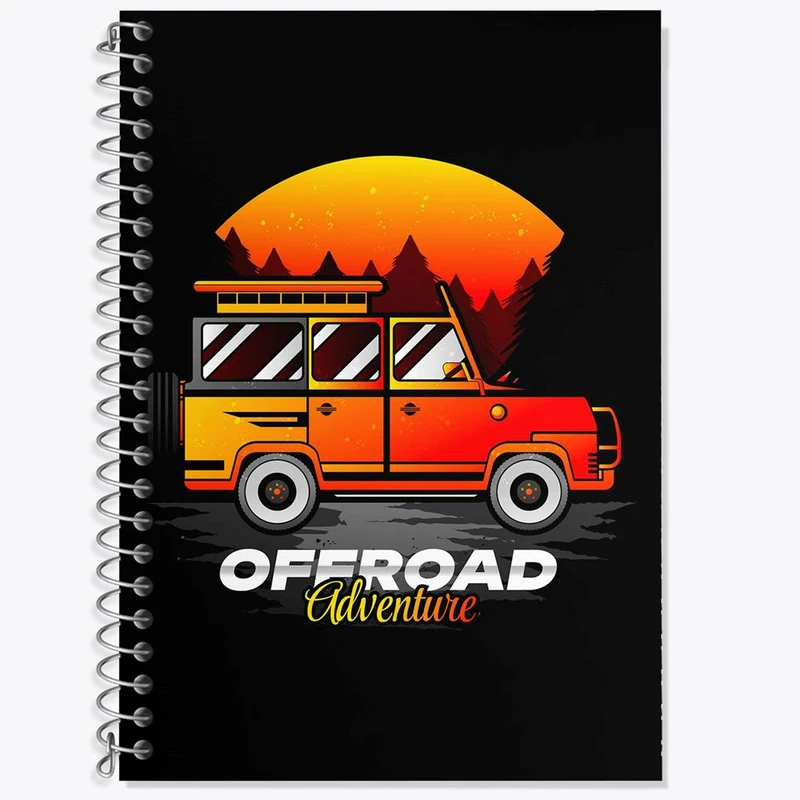 دفتر لغت 50 برگ خندالو مدل آفرود Off Road کد 26312