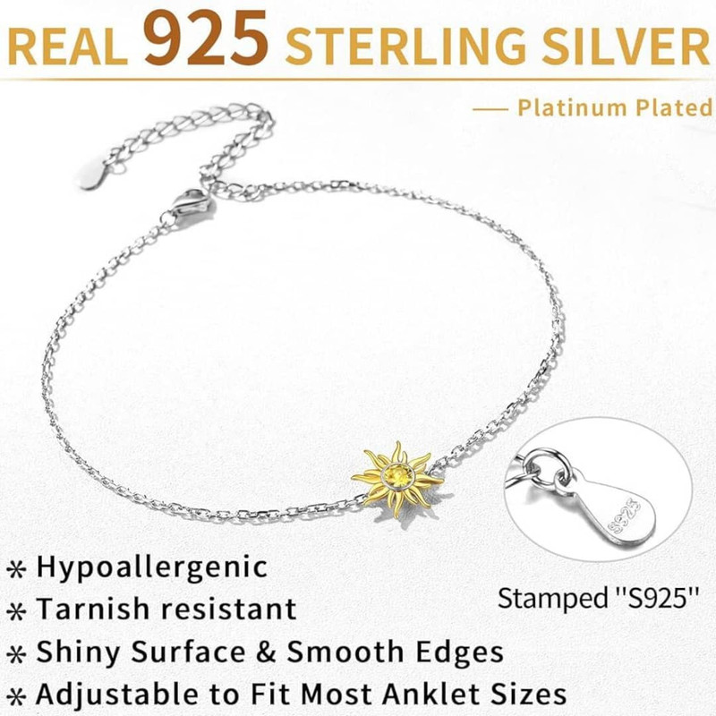 پابند نقره زنانه شیک سیلور مدل توپاز