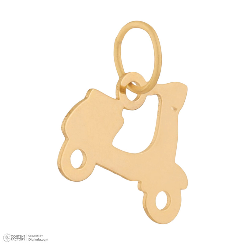 آویز گردنبند طلا 18 عیار دخترانه روبی آرت گالری مدل 2441-BRS0501