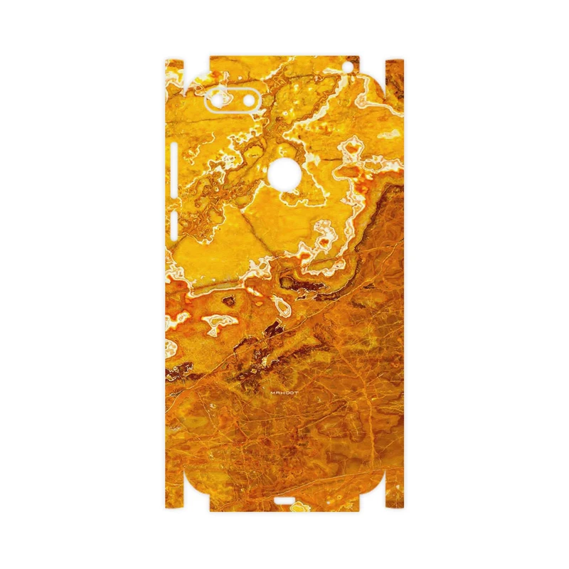 برچسب پوششی ماهوت مدل Gold Marble-FullSkin مناسب برای گوشی موبایل موتورولا Moto E6 Play