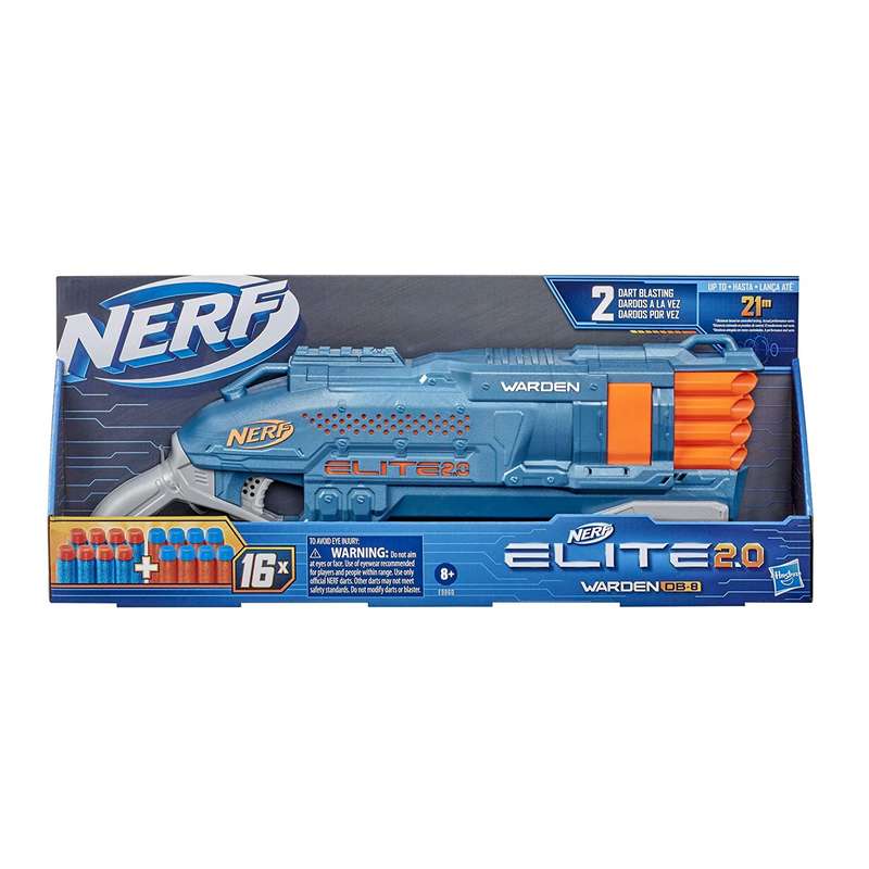 تفنگ بازی نرف مدل Elite 2.0 Warden DB-8 کد E9960