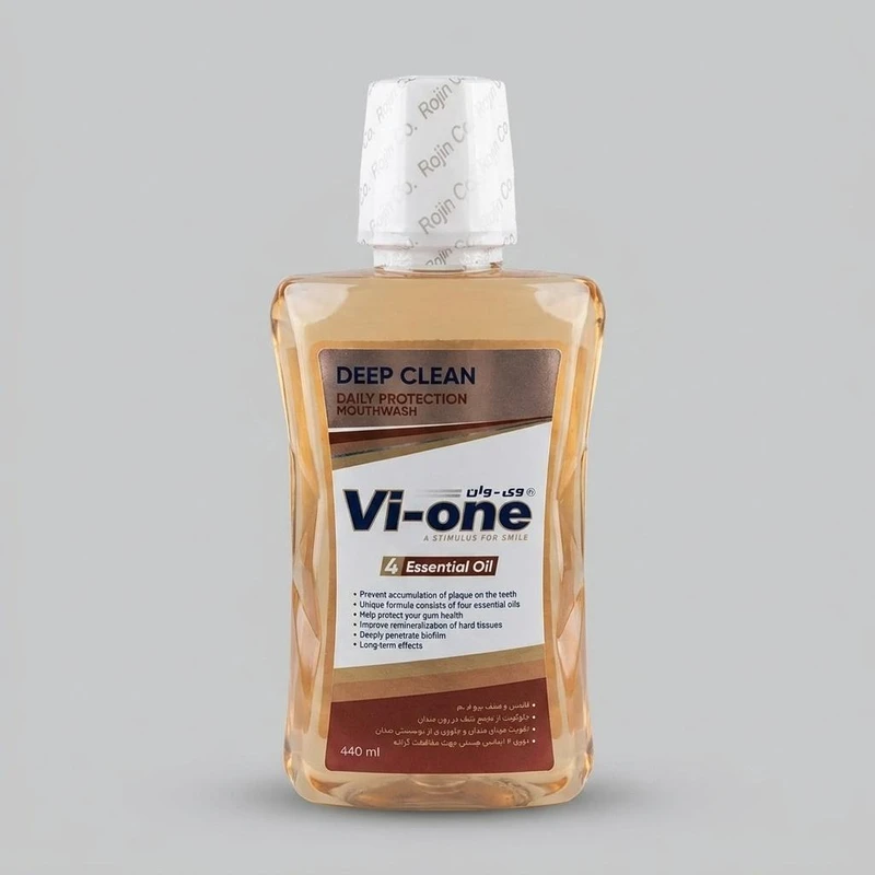 دهان شویه وی وان مدل Deep Clean حجم 440 میلی لیتر