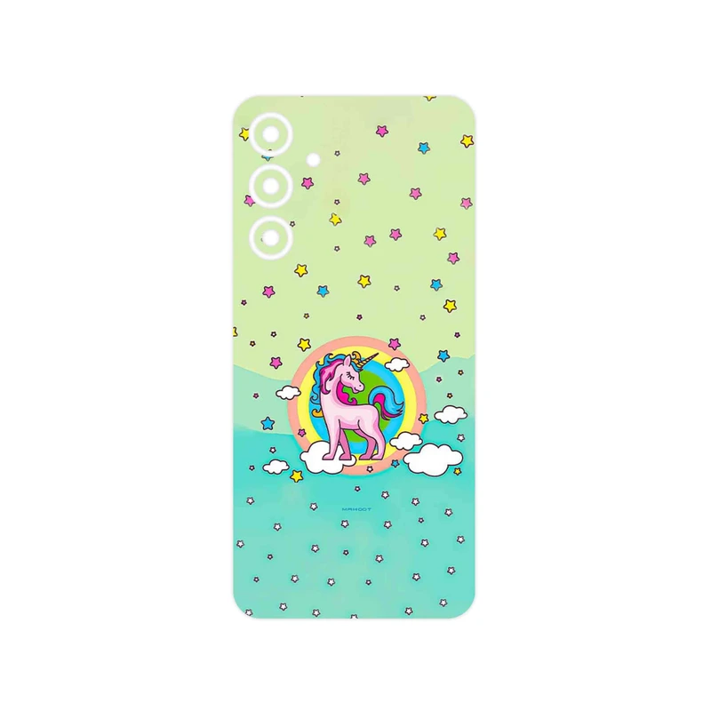 برچسب پوششی ماهوت مدل Rainbow unicorn adventure مناسب برای گوشی موبایل سامسونگ Galaxy A16 4G
