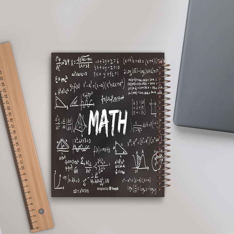 دفتر مشق 100 برگ طرح ریاضی کد H63