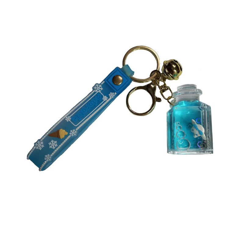 جاکلیدی دخترانه مدل فانتزی آکواریومی طرح خرگوش