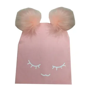 کلاه بچگانه مدل کلاه بچگانه مدل پم پم دار کد124