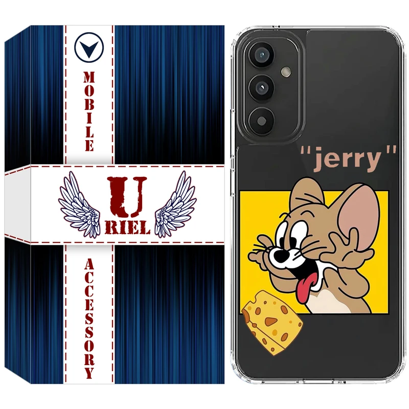 کاور یوریل مدل Clear کد 11 طرح جری مناسب برای گوشی موبایل سامسونگ Galaxy A35 / A55