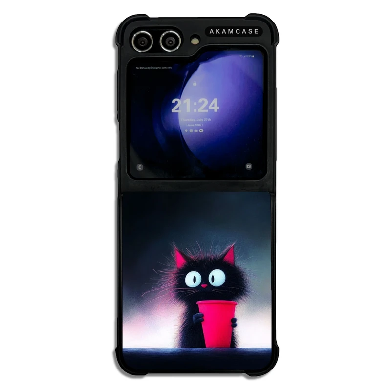 کاور آکام مدل AMC-WSGZFLIP5-CATS-36 مناسب برای گوشی موبایل سامسونگ Galaxy Z Flip 5