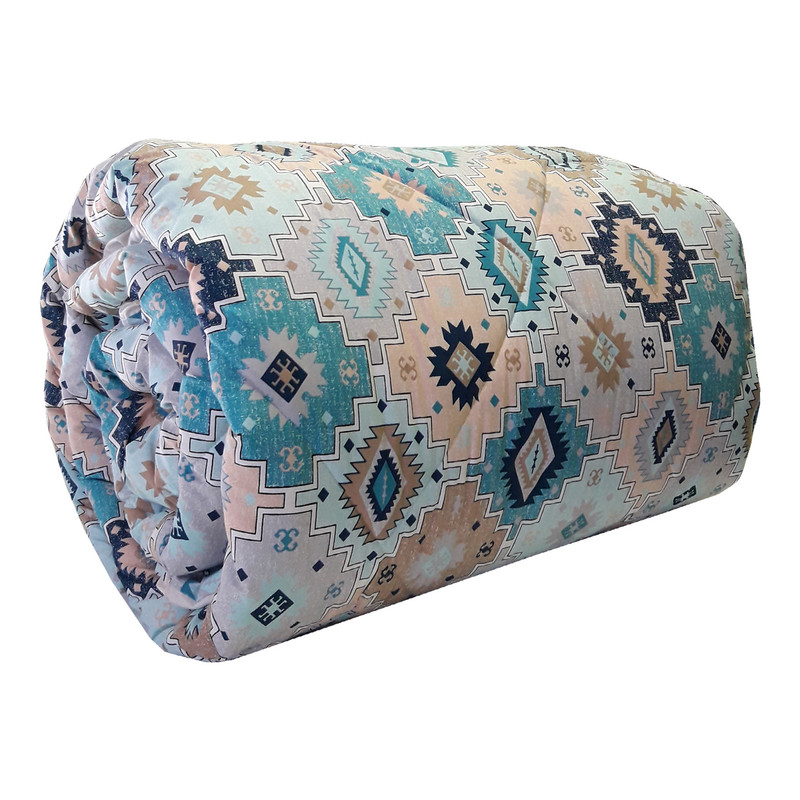 لحاف کرسی سندس مدل فیروزه کد F659 سایز 350x350 سانتی متر