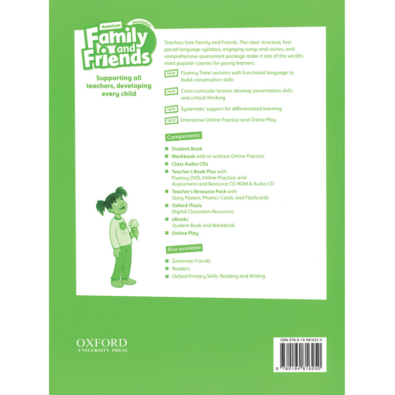 کتاب FAMILY AND FRIENDS 3 اثر NAOMI SIMMONS انتشارات OXFORD