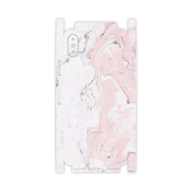 برچسب پوششی ماهوت مدل Blanco-Pink-Marble-FullSkin مناسب برای گوشی موبایل اپل iPhone X