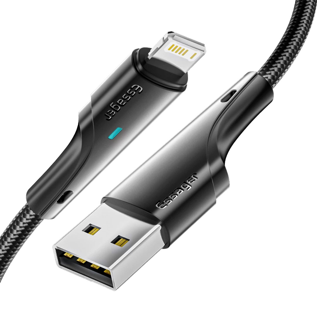 کابل تبدیل USB به لایتنینگ ایساگر مدل LSA01 طول 2 متر