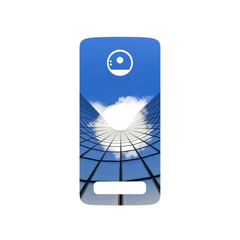 برچسب پوششی ماهوت مدل Glass skyscraper مناسب برای گوشی موبایل موتورولا Moto Z Play
