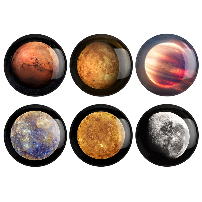 مگنت خندالو طرح کهکشان Galaxy کد 1613A مجموعه 6 عددی