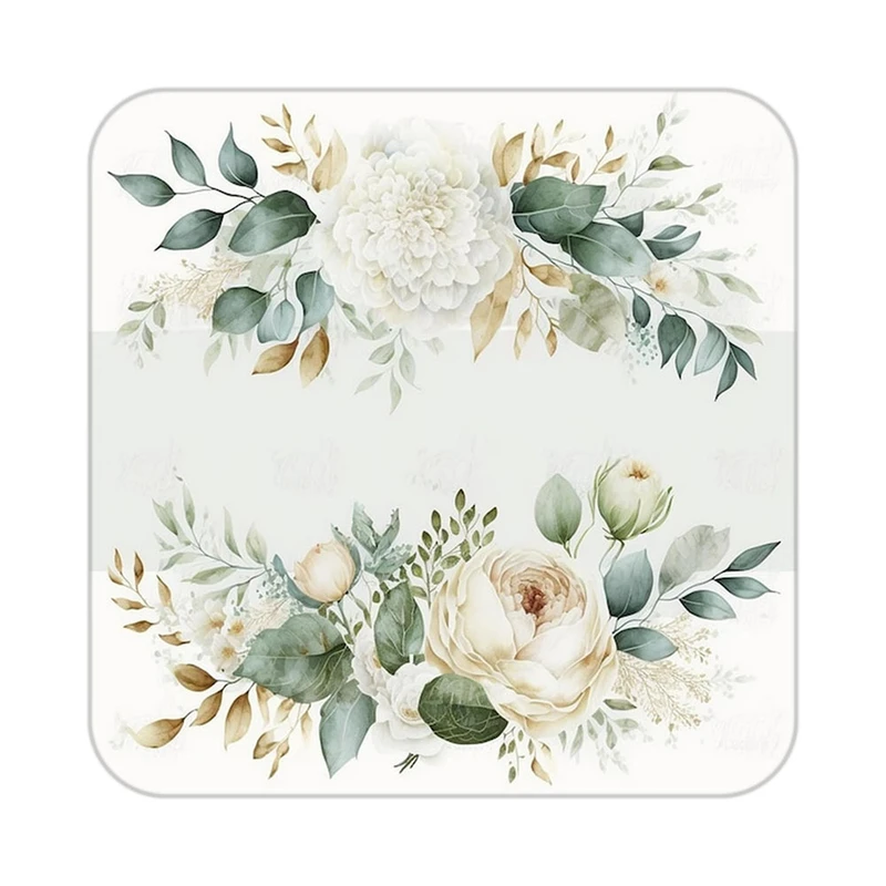 زیر لیوانی کاکتی طرح گل مدل mp19571