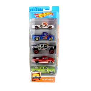 ماشین بازی هات ویلز مدل HW Hot Trucks کد FKT63 مجموعه 5 عددی