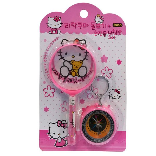 ست ذره بین و قطب نما مدل kitty-002 کد 147978 ست ذره بین و قطب نما مدل kitty-002 کد 147978