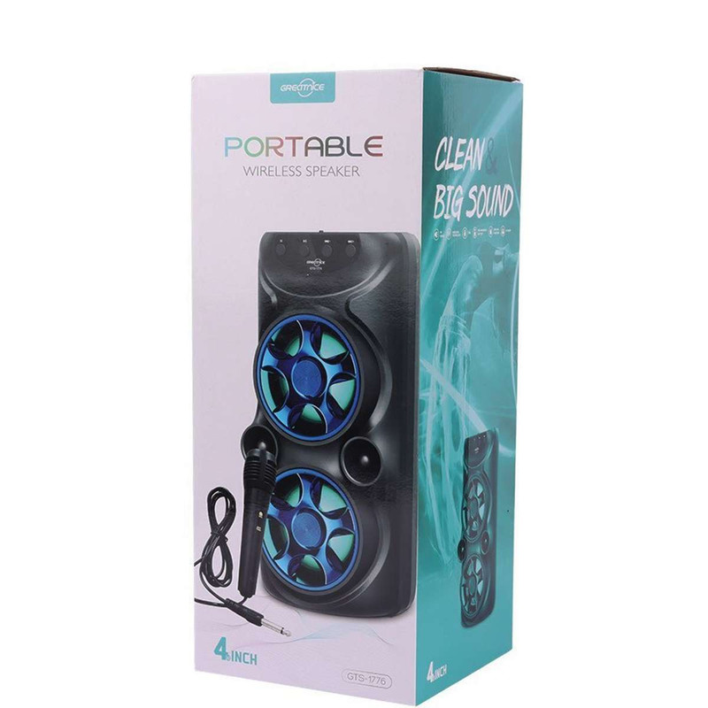 اسپیکر بلوتوثی قابل حمل گریت نایس مدل GTS_1776