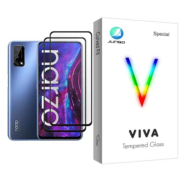 محافظ صفحه نمایش جانبو مدل Viva Glass MIX002 مناسب برای گوشی موبایل ریلمی Narzo 30 Pro 5G بسته دو عددی
