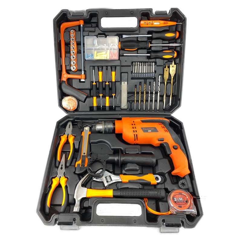 مجموعه 100 عددی دریل چکشی راکفورت مدل RF13 مجموعه 100 عددی دریل چکشی راکفورت مدل RF13