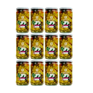 ترشی مخلوط ترافود - 670 گرم بسته 12 عددی