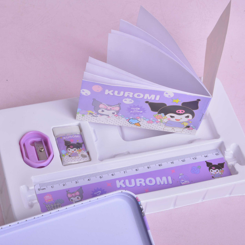 بسته لوازم تحریر مدل کرومی طرح سانریو مجموعه 7 عددی