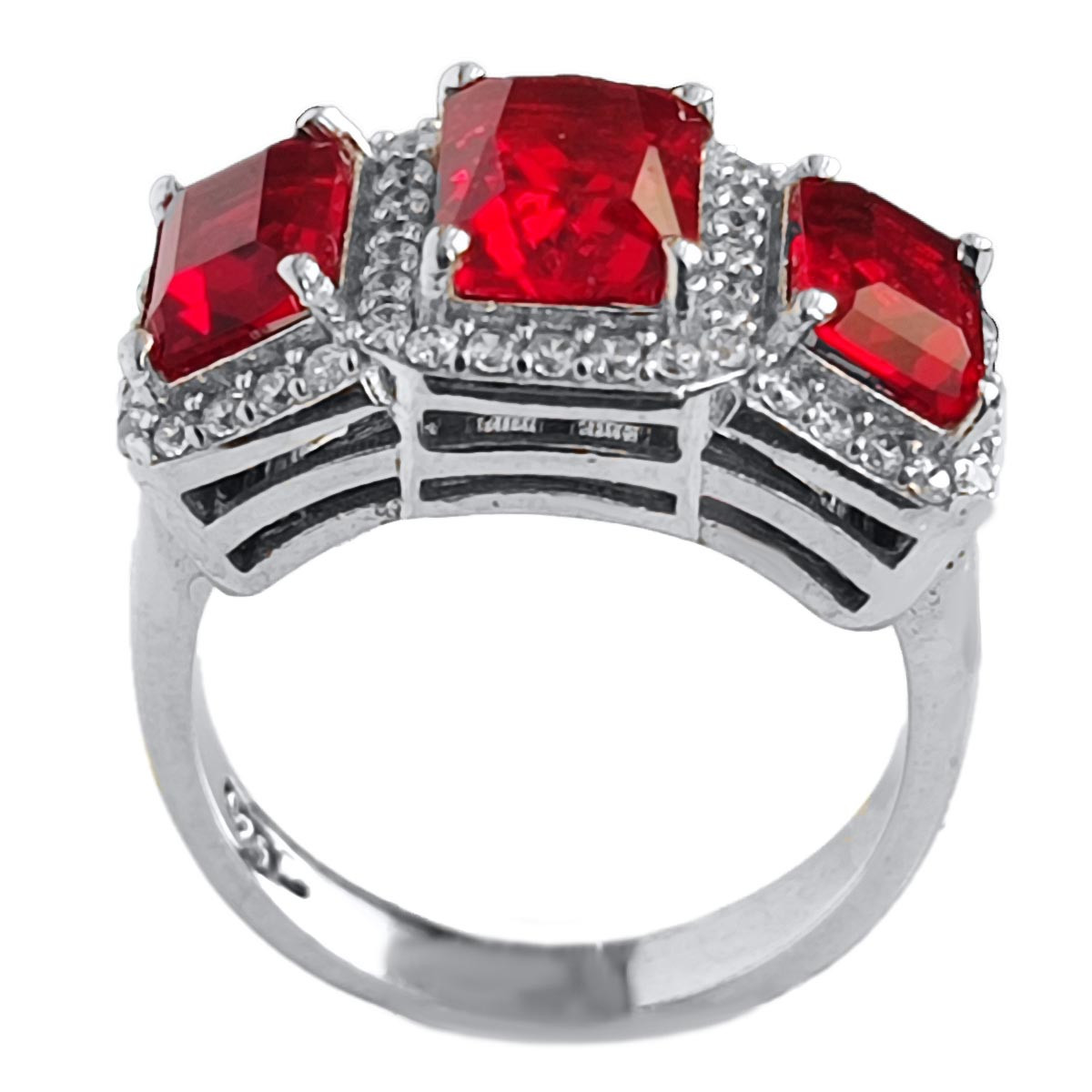 انگشتر نقره زنانه مدل جواهری JS5420