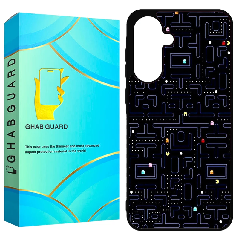 کاور قاب گارد طرح پکمن مدل GA36 مناسب برای گوشی موبایل سامسونگ Galaxy A36