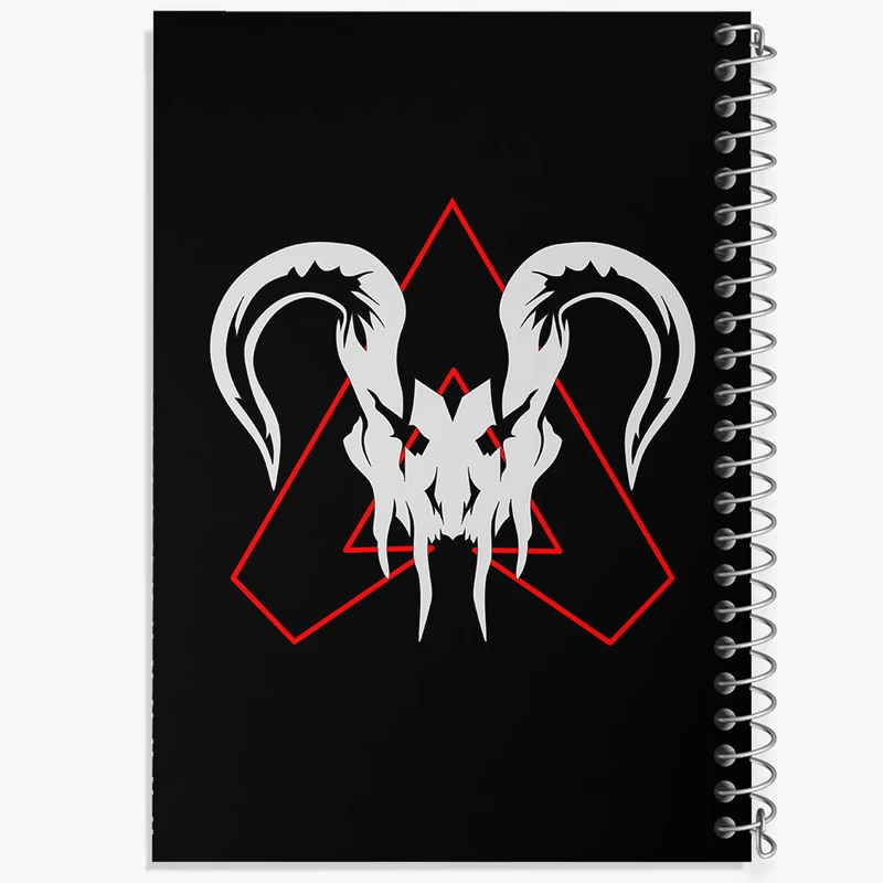 دفتر ژورنال نویسی 50 برگ خندالو مدل نقطه ای طرح بازی تایتان فال (Titanfall) کد 32587