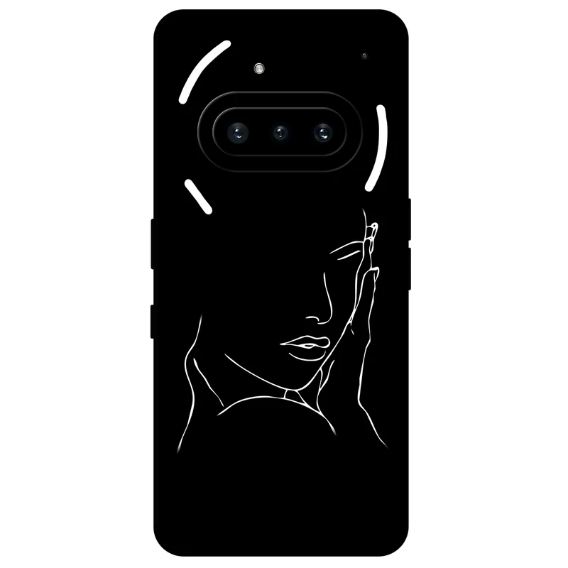 کاور مگافون طرح دخترانه مدل 8153 مناسب برای گوشی موبایل ناتینگ Phone 3a