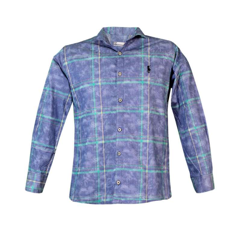 پیراهن آستین بلند مردانه مدل چهارخانه کد 08-16