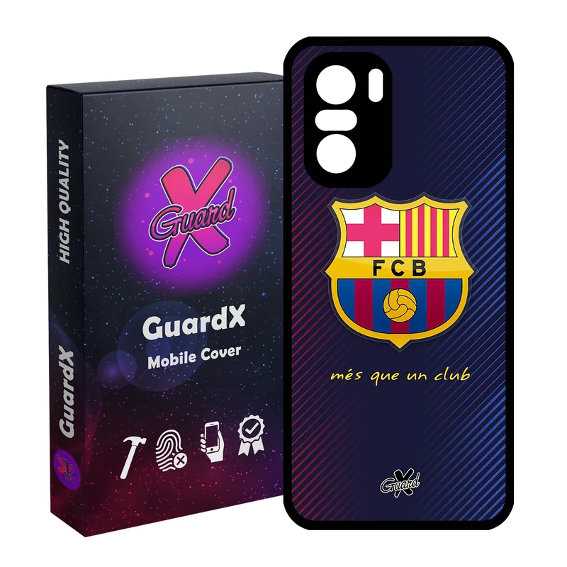 کاور گارد ایکس طرح Barcelona مدل Glass10058 مناسب برای گوشی موبایل شیائومی Poco F3/MI 11X/MI 11X Pro/Redmi K40/K40 Pro
