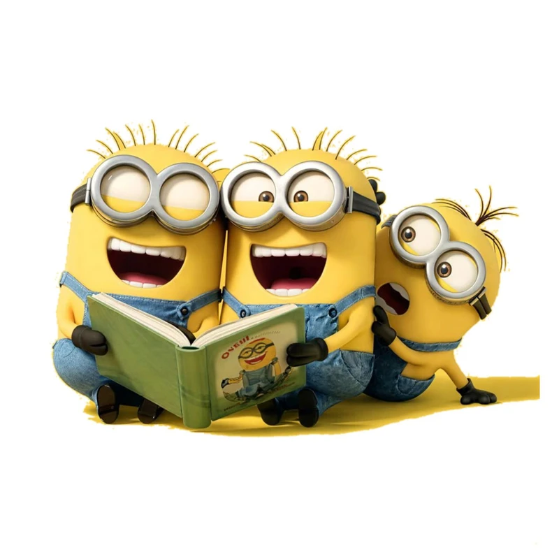 استیکر پارچه و لباس پاد آفرین مدل کارتونی مینیون ها بامزه جذاب کد 1381