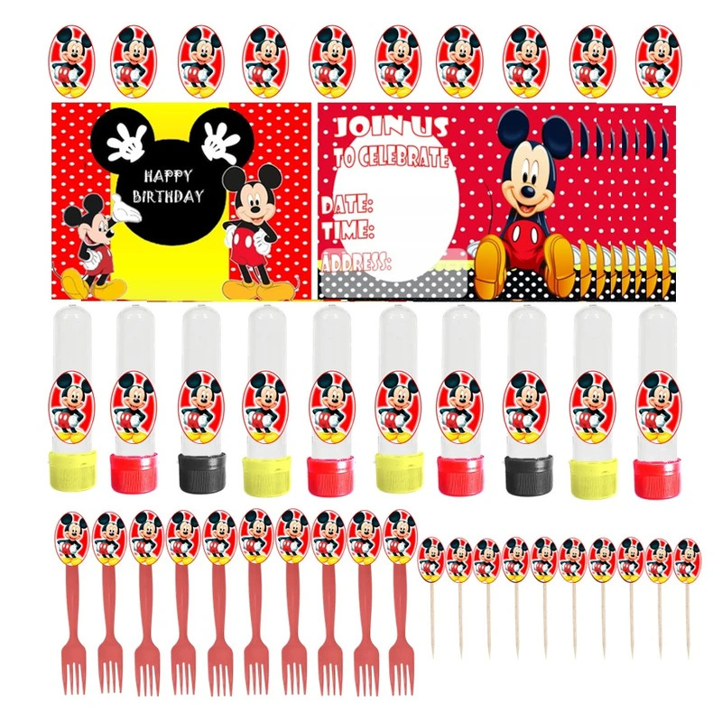 مجموعه 50 عددی پذیرایی تم تولد مدل میکی موس