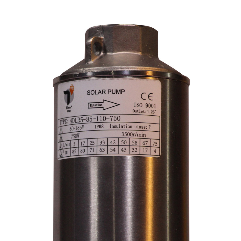 پمپ آب تیسو مدل خورشیدی شناور کد 85-750w به همراه اینورتر پمپ آب