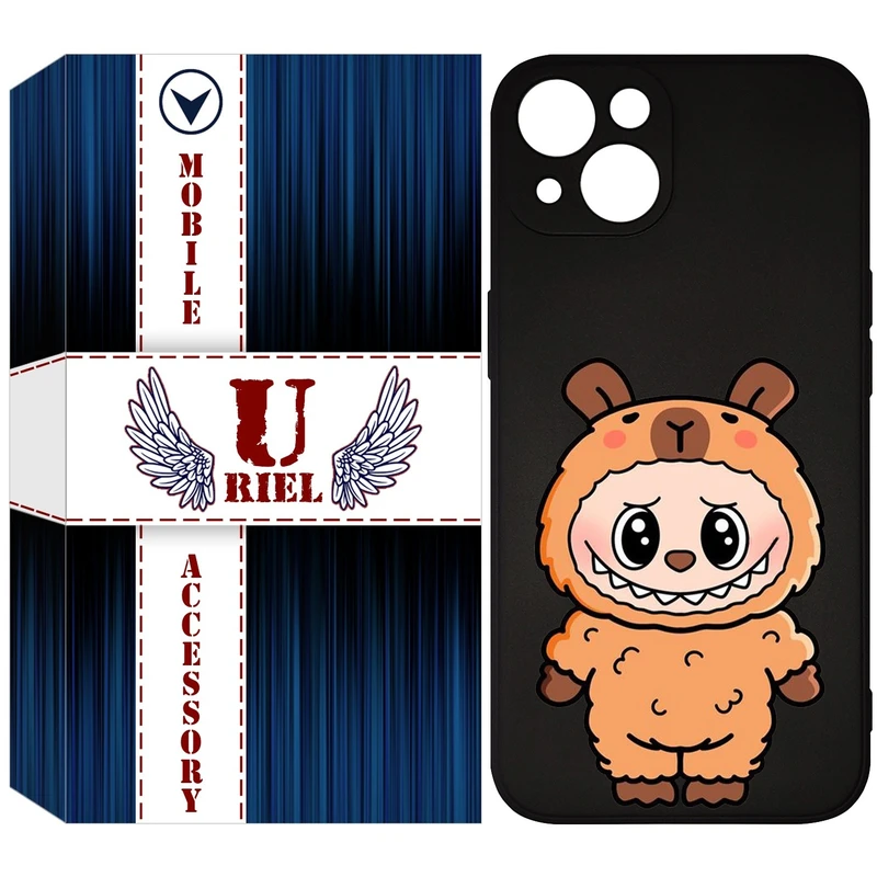 کاور یوریل مدل KSH کد 110 طرح عروسک لبوبو مناسب برای گوشی موبایل اپل iPhone 13