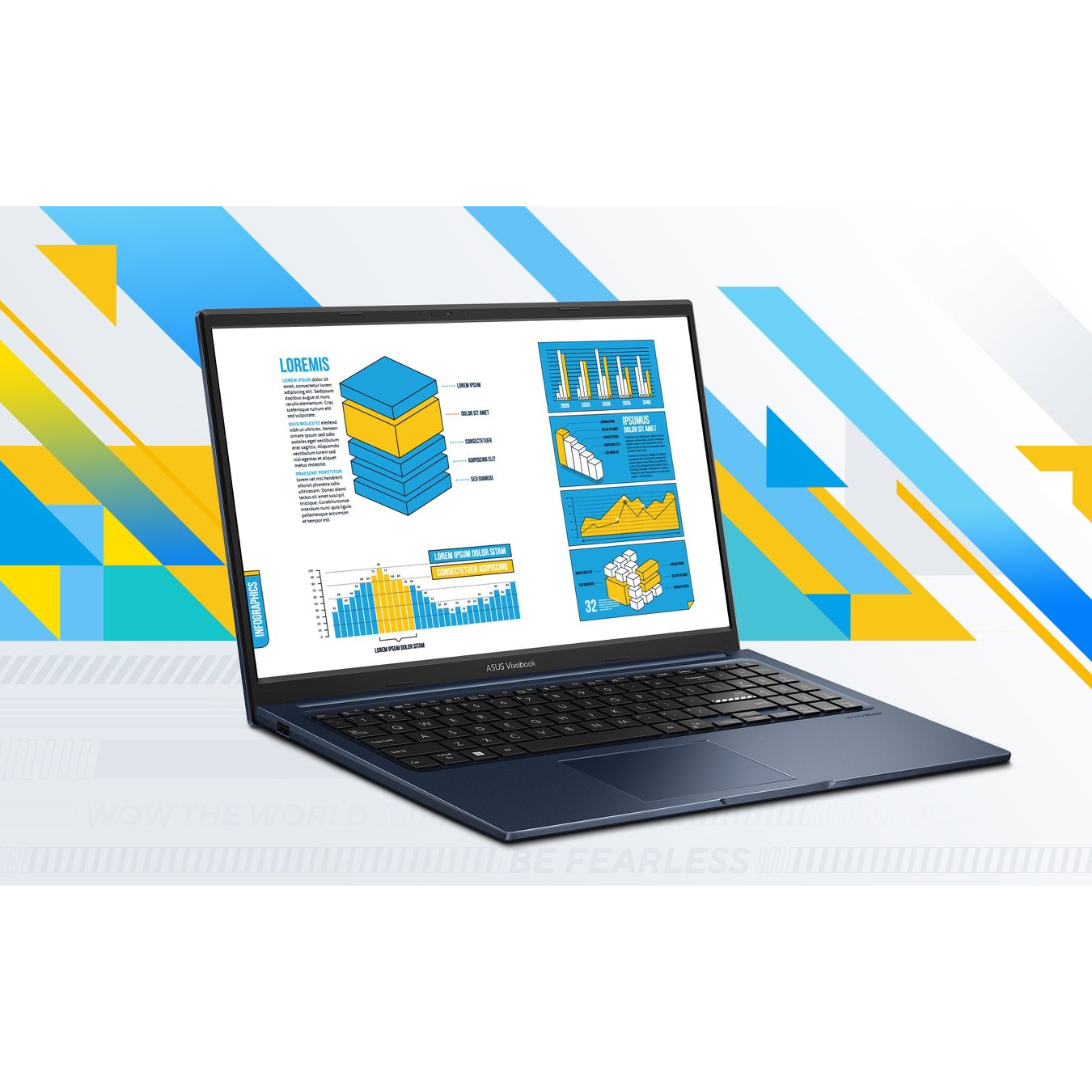 لپ تاپ 15.6 اینچی ایسوس مدل VivoBook 15 F1504VA-NJ828-i3 1315U 4GB 512SSD