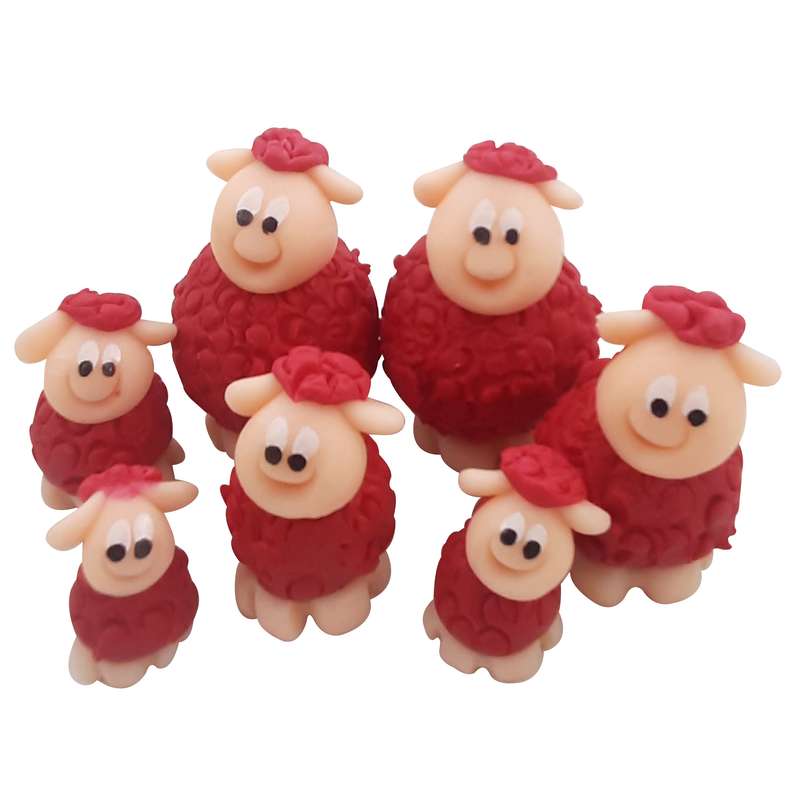 مجسمه مدل گوسفند مجموعه 6 عددی