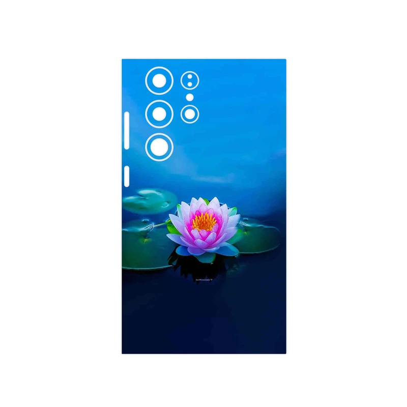 برچسب پوششی ماهوت مدل Lotus مناسب برای گوشی موبایل سامسونگ Galaxy S23 Ultra