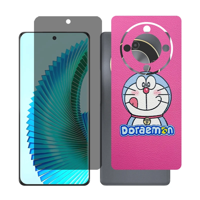 محافظ صفحه نمایش حریم شخصی گلس مدل Together مناسب برای گوشی موبایل آنر X9b به همراه برچسب پوششی پشت گوشی