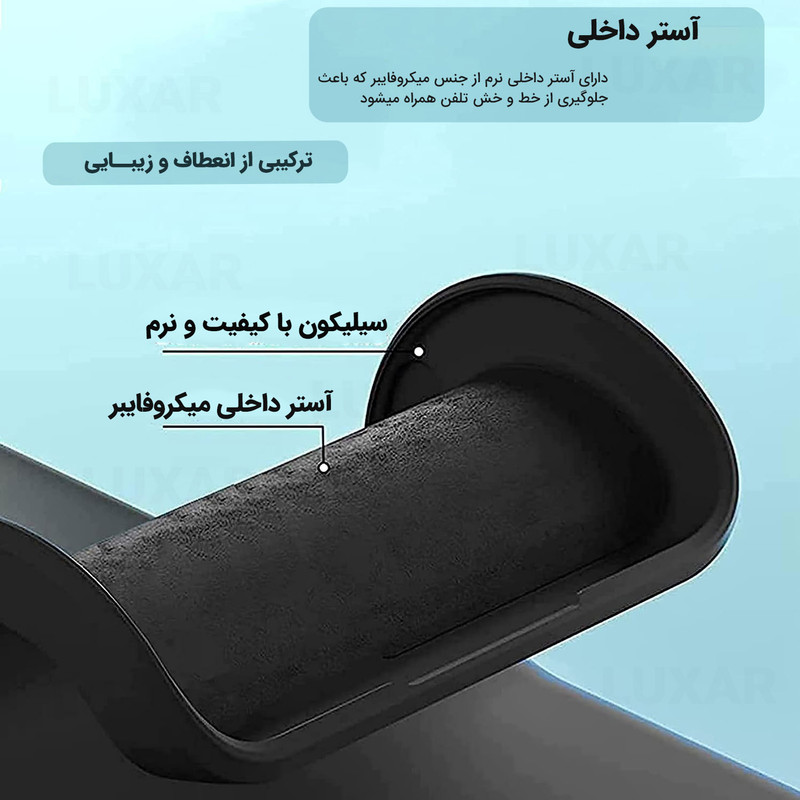 کاور لوکسار مدل k40f3 -silicone10 مناسب برای گوشی موبایل شیائومی K40 / K40 Pro / Poco F3 5G / Mi 11i / Mi 11X Pro / Mi 11 X 