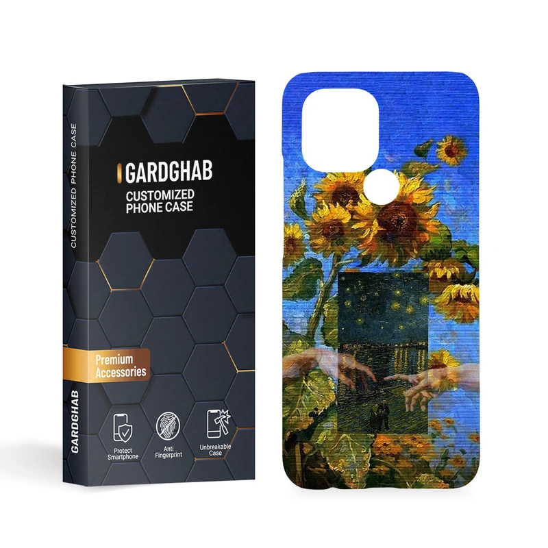 کاور گارد قاب مدل هنری مناسب برای گوشی موبایل شیائومی Redmi A1 Plus / A2 Plus / Poco C50 / Poco C51