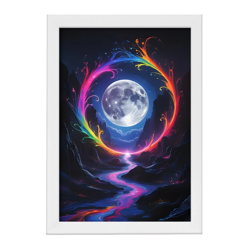 تابلو خندالو مدل ماه (Moon) کد F11760