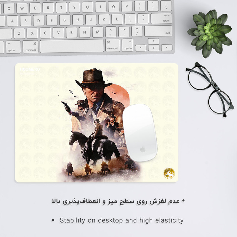 ماوس پد هومرو مدل A4509 طرح Red Dead Redemption 2