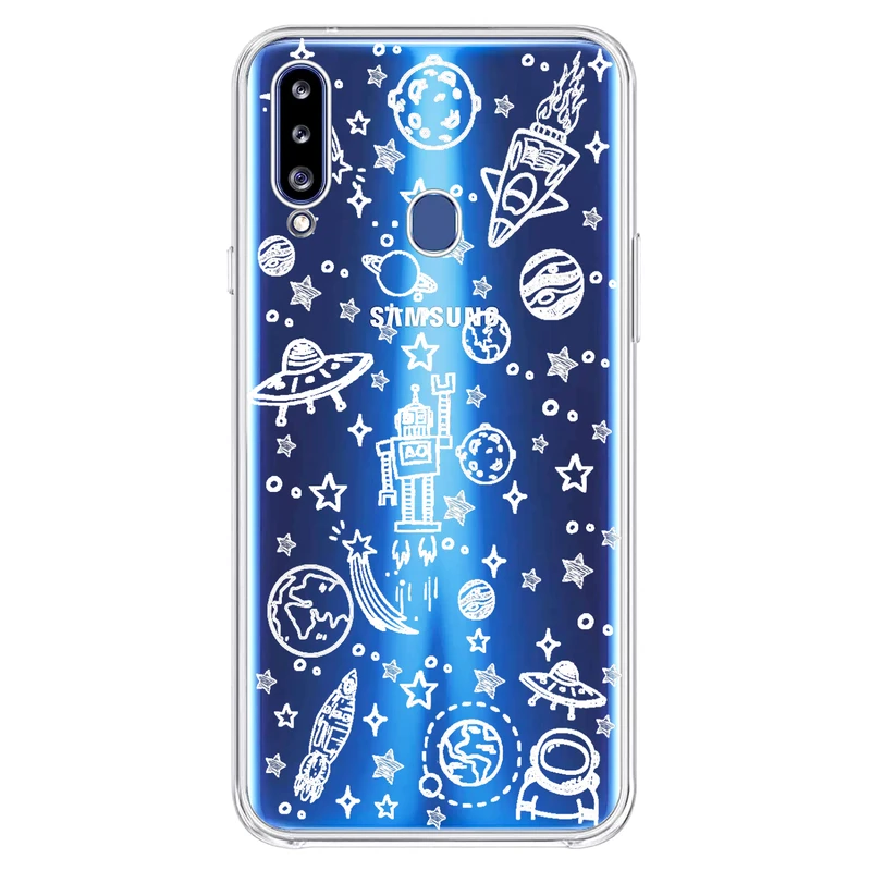 کاور مگافون کد C24-W مناسب برای گوشی موبایل سامسونگ Galaxy A20 S