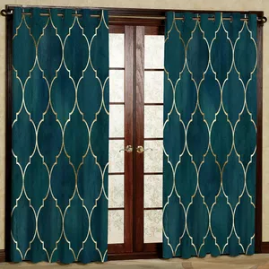 پرده مدل زیگ زاگی هازان پانچی کد 2690 سایز 140x200 سانتی متر