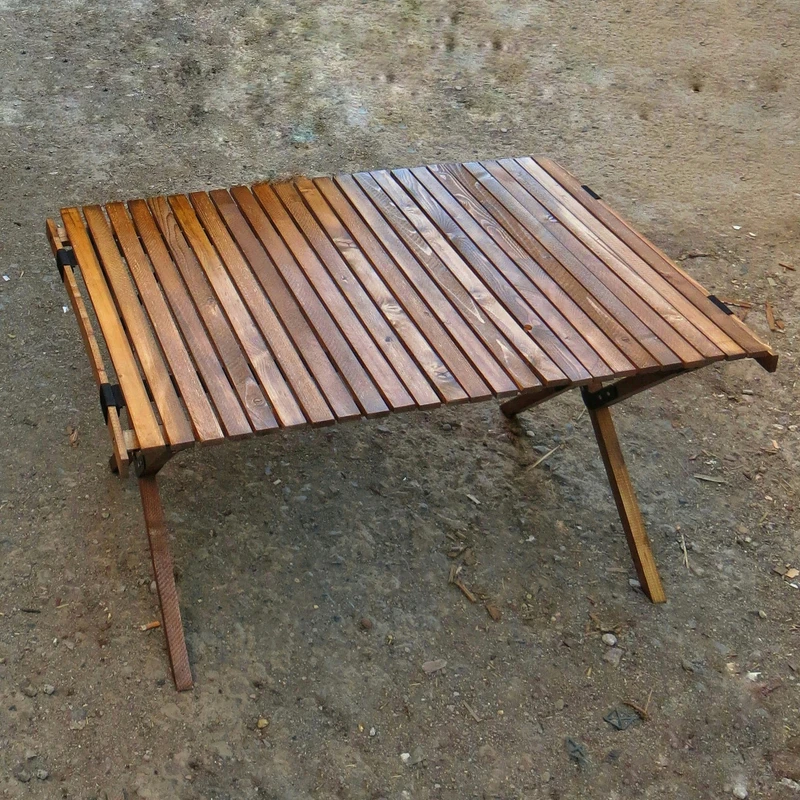 عکس شماره 11 : میز سفری تاشو مدل طبیعت چوبی سایز صفحه 90 × 65 سانتی متر